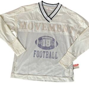 NWT Free People Movement Juniper Long
Sleeve Tunic Football Jersey